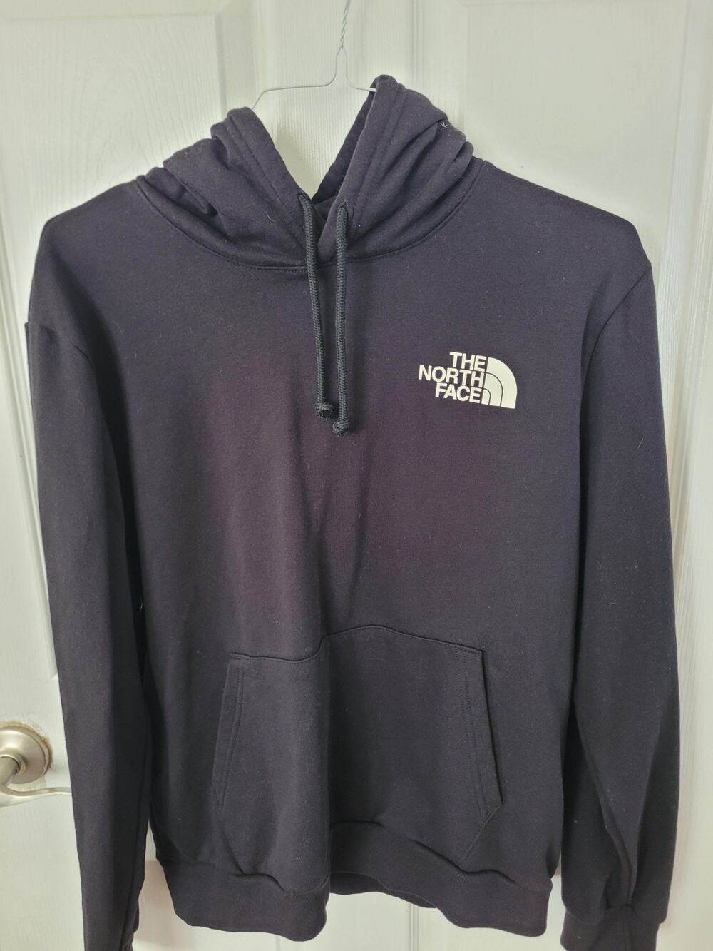 The North Face Black Graphic Logo Pullover Hoodie Mens Medium
